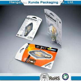 Hot sales plastic blister packaging for LED lights PVC/PET plastic packaging